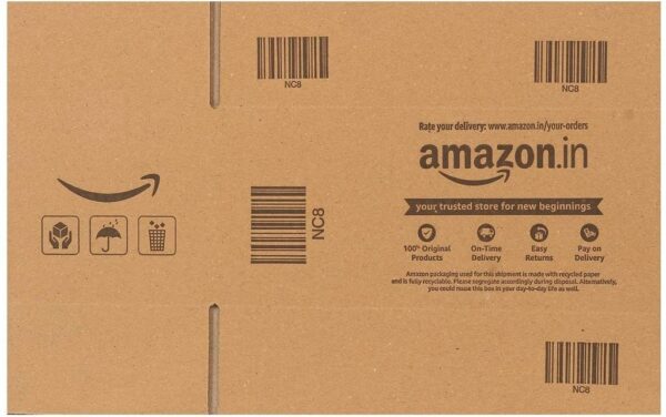 Amazon Branded Box 3 Ply Corrugated BOX NC8