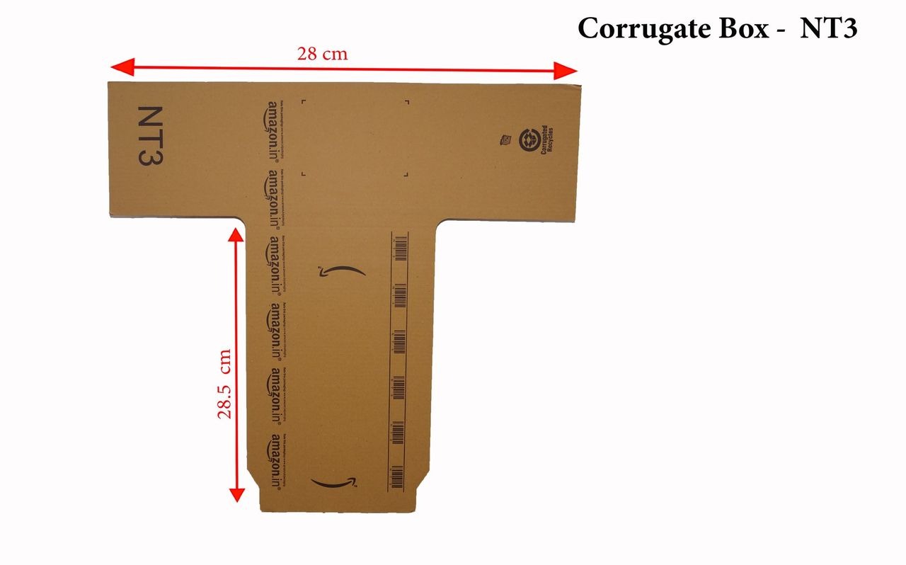 Amazon Branded 3 Ply Corrugated T Shape Box NT3